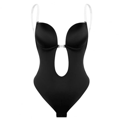 Deep V-Neck Body Shaper - Bodywear Shapewear