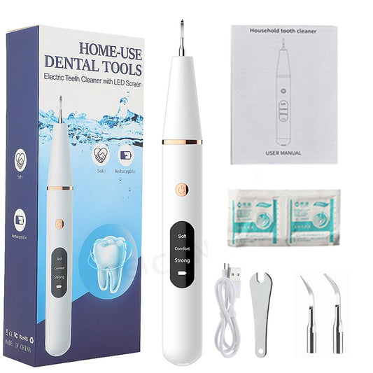 Professional Ultrasonic Tooth Cleaner Tartar and Plaque Removal