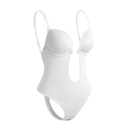 Deep V-Neck Body Shaper - Bodywear Shapewear
