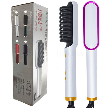 3 in 1 Hair Straightener Brush